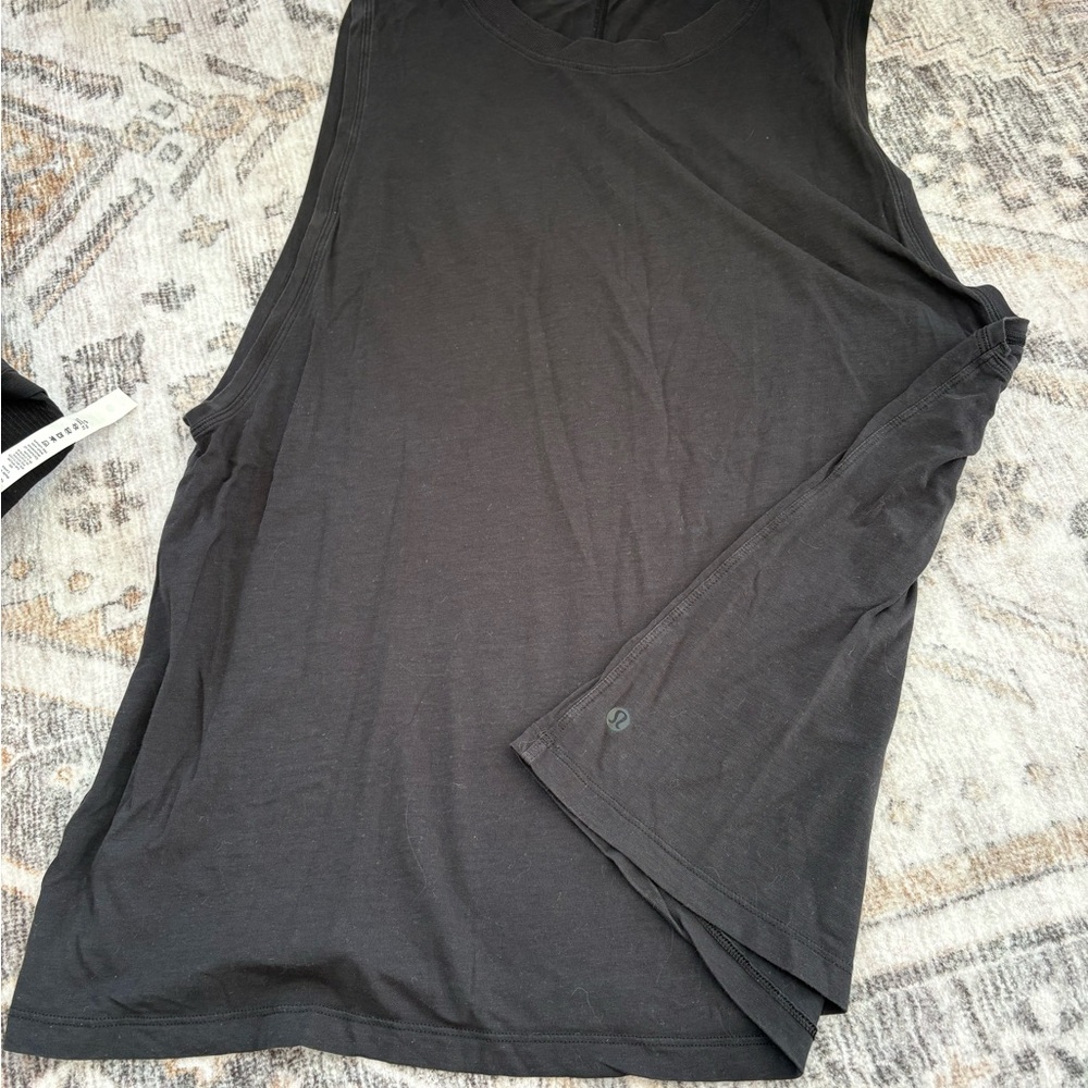 Women’s Black  Lululemon All Yours Boyfriend Tank Size 12